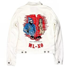 The Weeknd x Warren Lotas Fear Denim Jacket White Men’s